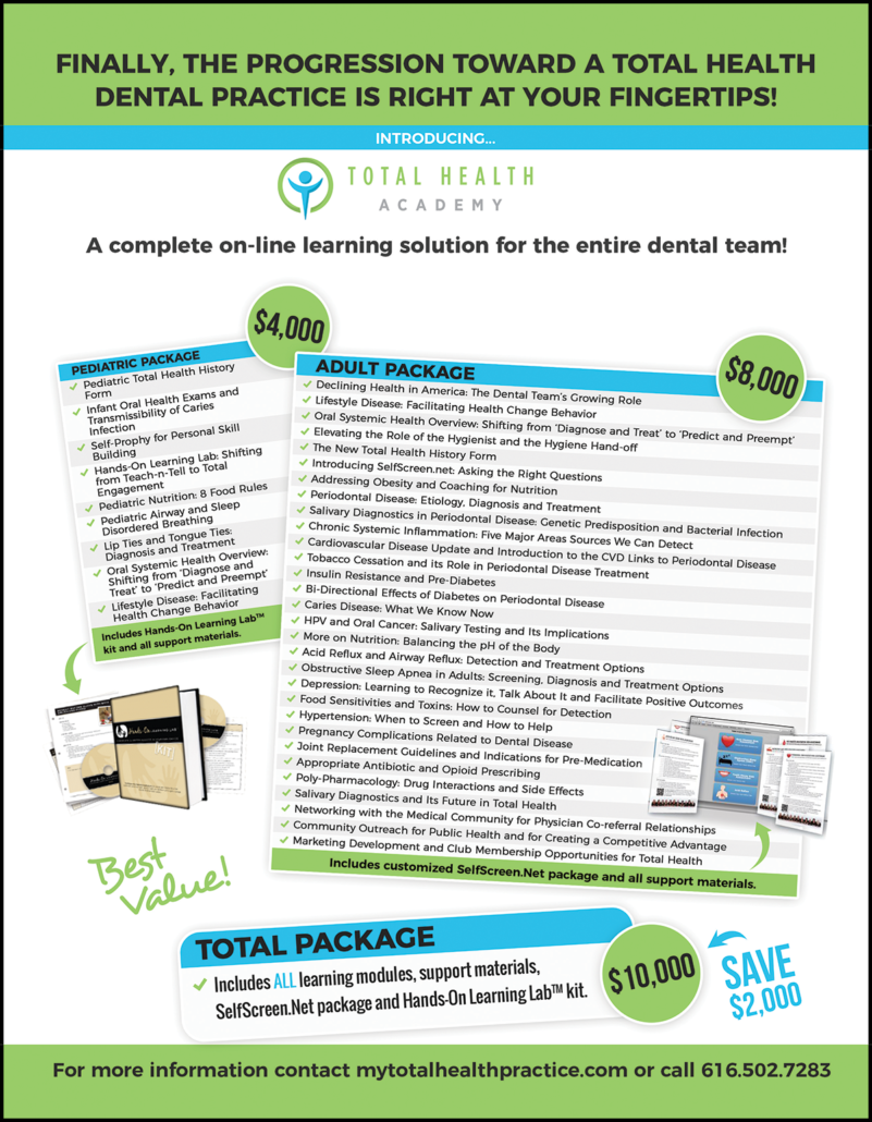 Pricing Flyer for Total Health Academy